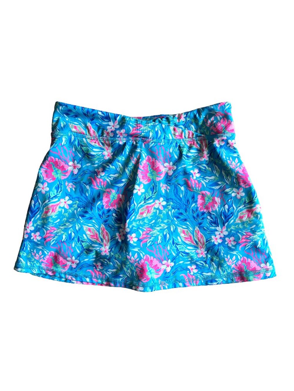 Tommy Bahama Kids Activewear Skort Girls Size 5-6 Tropical Athletic Athleisure